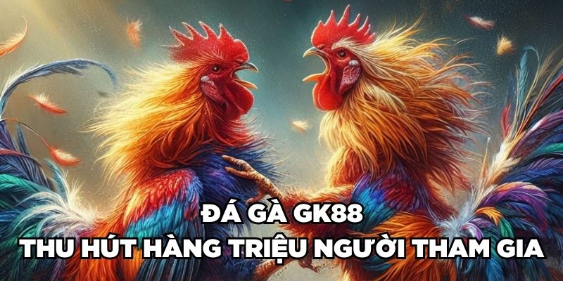 Đá gà GK88 thu hút hàng triệu người tham gia